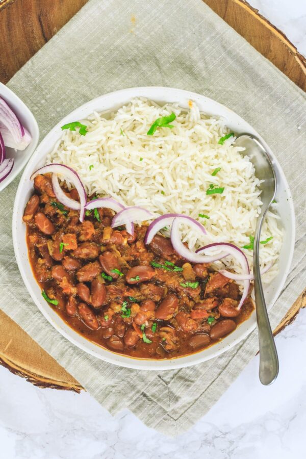 Rajma Masala Rice Meal