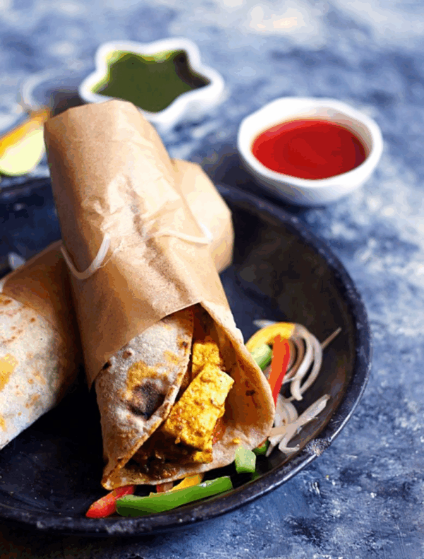 Paneer Tikka Frankie