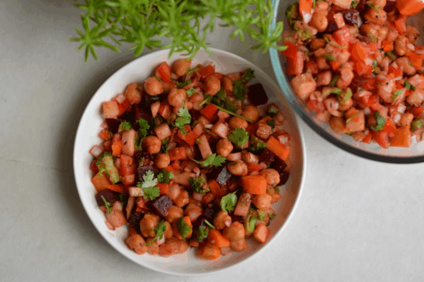 Chickpeas Chatpata Salad