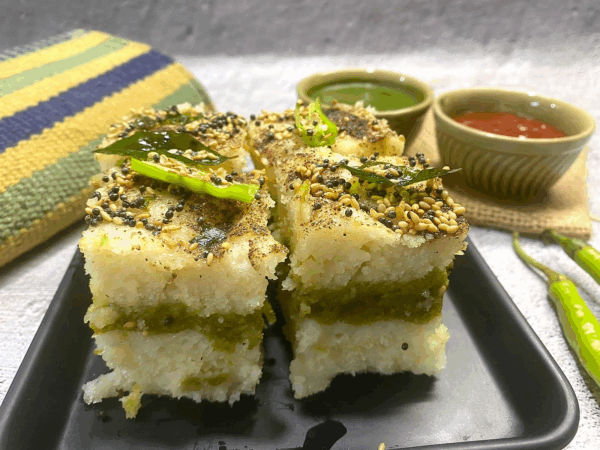 Sandwich Dhokla